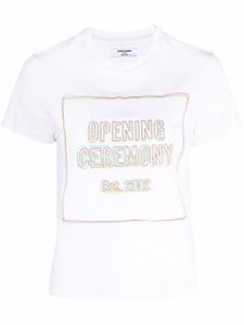 Opening Ceremony t-shirt à logo imprimé - Blanc