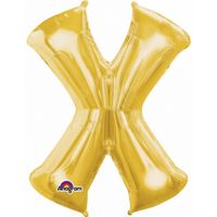 Grote letter ballon goud X 86 cm
