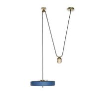 Bert Frank Revolve Rise & Fall Hanglamp - Messing - Blauw