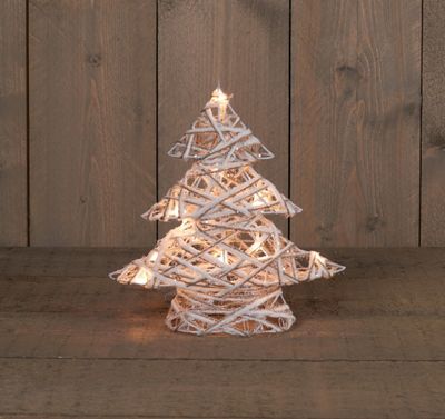 Batterijverlichting jute boom 30 cm warm wit - Annas collection