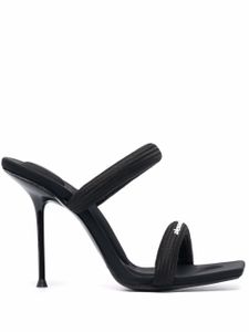 Alexander Wang sandales Julie à logo imprimé - Noir