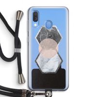 Creatieve toets: Samsung Galaxy A40 Transparant Hoesje met koord