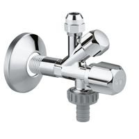 GROHE hoekstopkraan knel 1/2 x3/8 met kunststof greep chroom 22035000 - thumbnail