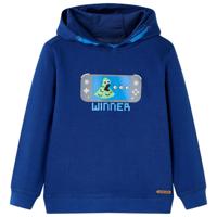 VidaXL Kindertrui met capuchon 104 donkerblauw