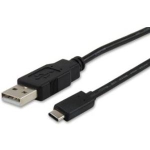 Equip 12888107 1m USB A USB C Zwart USB-kabel