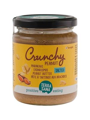 Pindakaas crunchy met zeezout bio