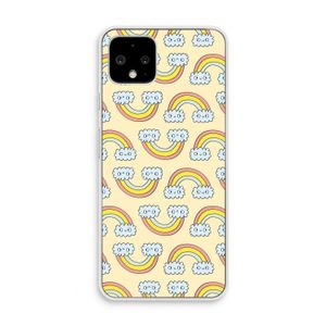 Regenboog: Pixel 4 Transparant Hoesje
