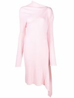 Marques'Almeida robe asymétrique en maille - Rose