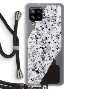Gespikkelde marmer: Samsung Galaxy A42 5G Transparant Hoesje met koord