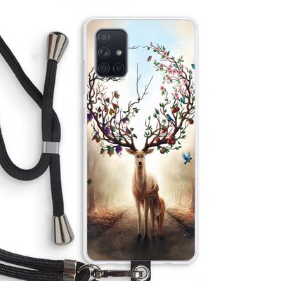 Seasons Change: Samsung Galaxy A71 Transparant Hoesje met koord