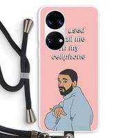 Hotline bling: Huawei P50 Transparant Hoesje met koord