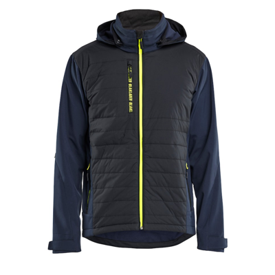 Blåkläder Hybride Jack 47432513 | Zwart/Rood | Maat S - 7330509949009