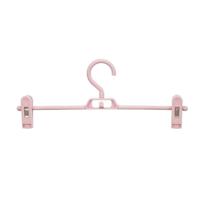 Kipit - broeken/rokken kledinghangers - set 4x stuks - roze - 32 cm - thumbnail