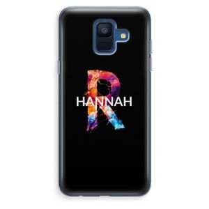 Abstract Spectrum: Samsung Galaxy A6 (2018) Transparant Hoesje