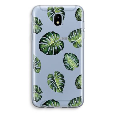 Tropische bladeren: Samsung Galaxy J5 (2017) Transparant Hoesje
