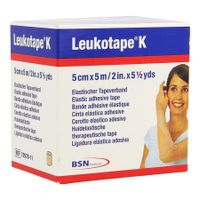 Leukotape K Kleefwindel Elast Huid 5,0cmx5m 1