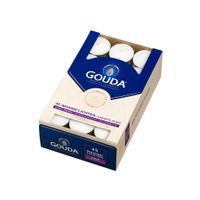 Gouda Theelichten 45 Stuks Wit - thumbnail