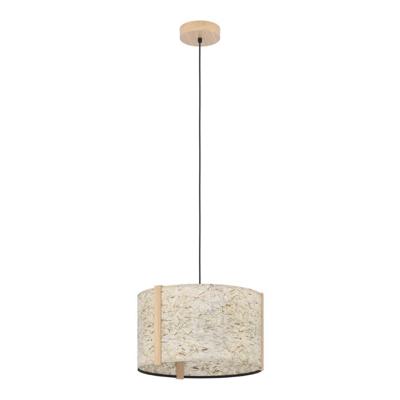 Stars of Light Houten plafondlampHontongas met beige kap - 390323