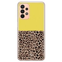 Samsung Galaxy A23 siliconen hoesje - Luipaard geel Samsung Galaxy A23 siliconen hoesje - Luipaard geel
