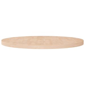 Tafelblad rond 90x4 cm onbehandeld massief eikenhout