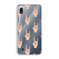 Rock: Samsung Galaxy A10 Transparant Hoesje Rock: Samsung Galaxy A10 Transparant Hoesje