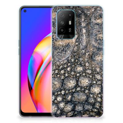 OPPO A94 5G | Reno5 Z | TPU Hoesje | Krokodillenprint