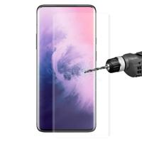 ENKAY hoed-Prins 0.26 mm 9H 3D explosieveilige Full Screen gebogen hitte buig gehard glas film voor OnePlus 7 Pro (transparant)