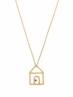 Aliita collier en or 9ct à pendentif orné d'émeraude