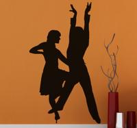 Decoratieve Latin Dans Muursticker