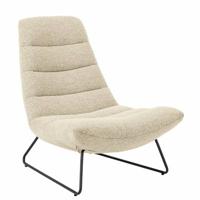 Fauteuil Oosteind - Beige - Textiel - 83x97x93cm (BxHxD)