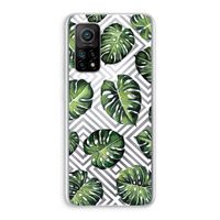 Geometrische jungle: Xiaomi Mi 10T 5G Transparant Hoesje