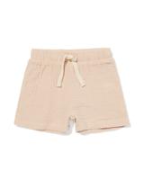HEMA Newborn Korte Broek Mousseline Lichtbruin (lichtbruin)