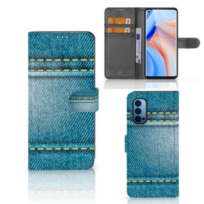 OPPO Reno 4 Pro 5G | Wallet Case | met Pasjes | Jeans