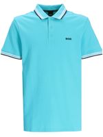 BOSS polo Paddy en coton - Bleu