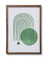 HEMA Fotolijst A4 notenkleur massief hout hout (hout)