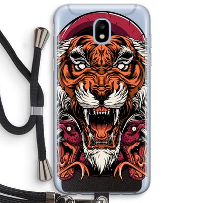 Tiger and Rattlesnakes: Samsung Galaxy J5 (2017) Transparant Hoesje met koord