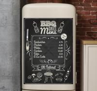 Koelkast sticker Barbecue Grill Menu - thumbnail