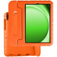 Basey Samsung Galaxy Tab A9 Kinderhoesje Foam Case Hoesje Cover Hoes -Oranje