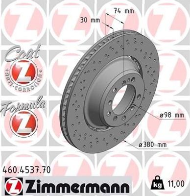 Remschijf FORMULA Z REMSCHIJF 460453770