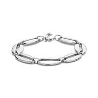 Armband Fantasie zilver 12,5 mm 20-22 cm