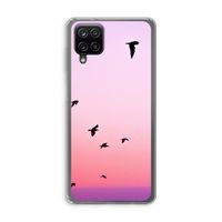 Fly away: Samsung Galaxy A12 Transparant Hoesje