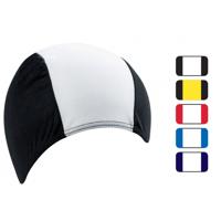 Badmuts - tweekleurig - volwassenen - polyester - zwemmuts - zwemkap Badmuts - tweekleurig - volwassenen - polyester - zwemmuts - zwemkap