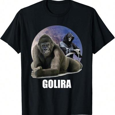 Men's Baseball Home Plate Drip Graphic T-Shirt | 100% Cotton Black Ironic Gorilla / M