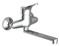 Ngk Schutte attica ééngreepsmeraan keuken | wandmontage | chroom 22600