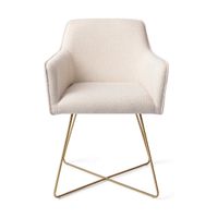 Jesper Home Hofu eetkamerstoel cross gold Enoki