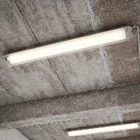 Garage 2x TL balk led 20w Works helder wit 65cm
