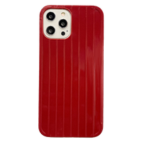 iPhone SE 2022 hoesje - Backcover - Patroon - TPU - Rood