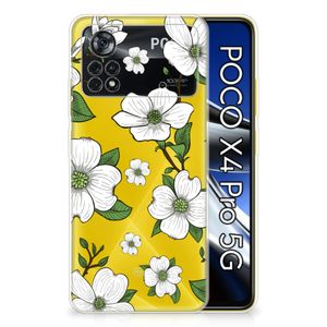Xiaomi Poco X4 Pro 5G TPU Case Dogwood Flowers