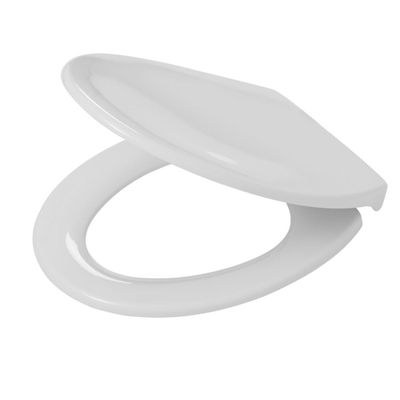 Toiletzitting Tiger Tulsa Softclose Quickrelease Thermoplast RVS Wit