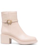 Gianvito Rossi bottines Ribbon Dumont 45 mm - Tons neutres